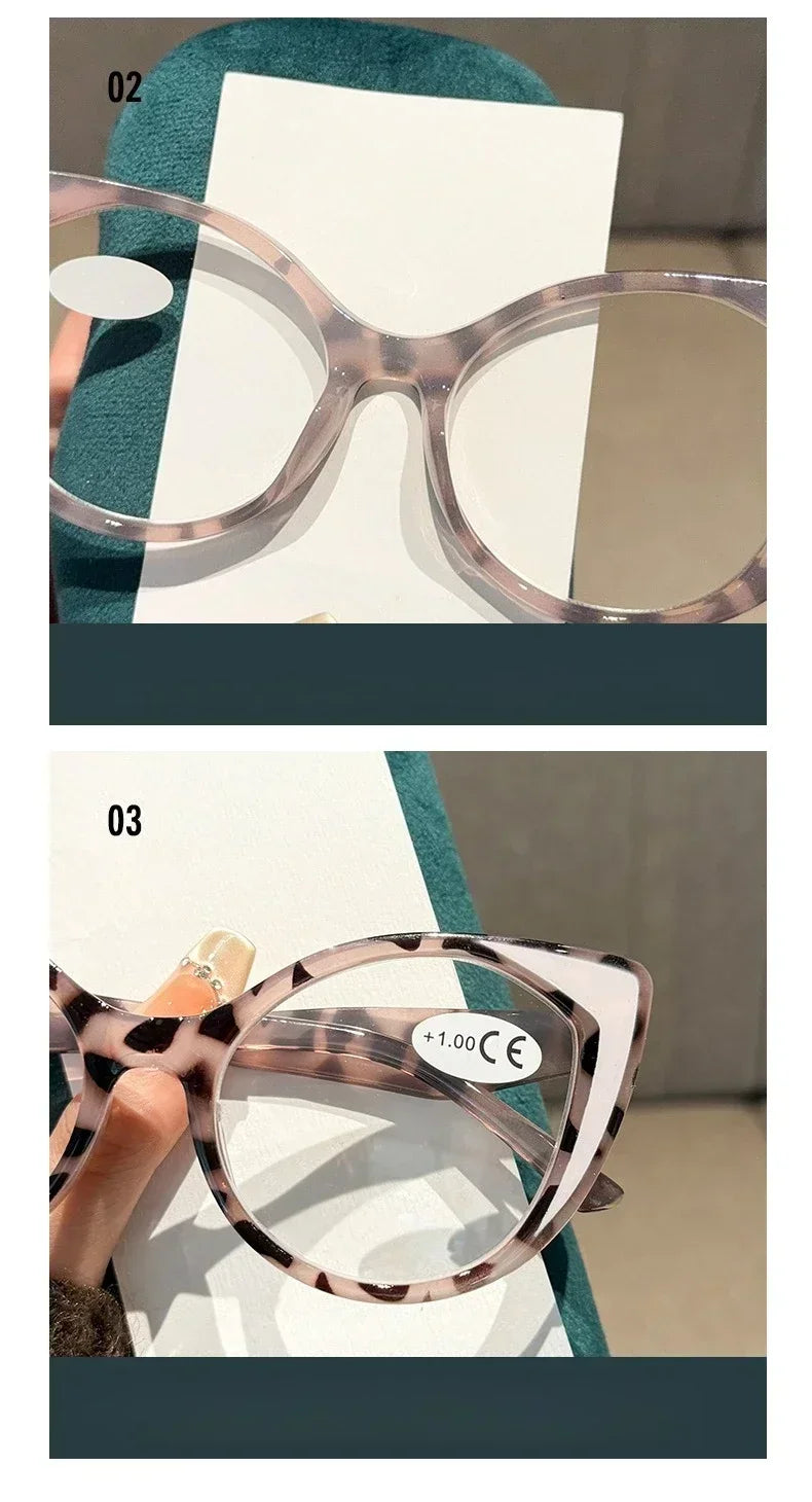 Cat-Eye Photochromic Myopia Glasses | Five Frame Colors