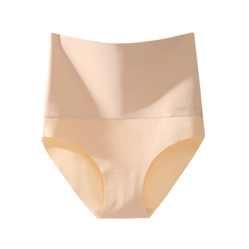Women's High Waist Seamless Bodyshaper Briefs | Soft Cotton Crotch Shapewear Panties (S–3XL)