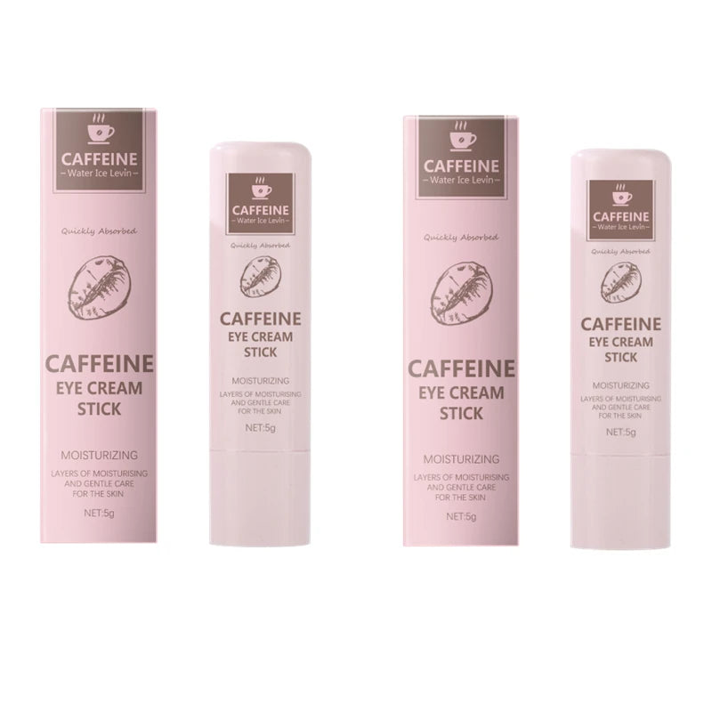 Caffeine & Cocoa Butter Eye Cream Stick – Dark Circles, Eye Bags & Fine Line Relief | Brightening Eye Care | 5g