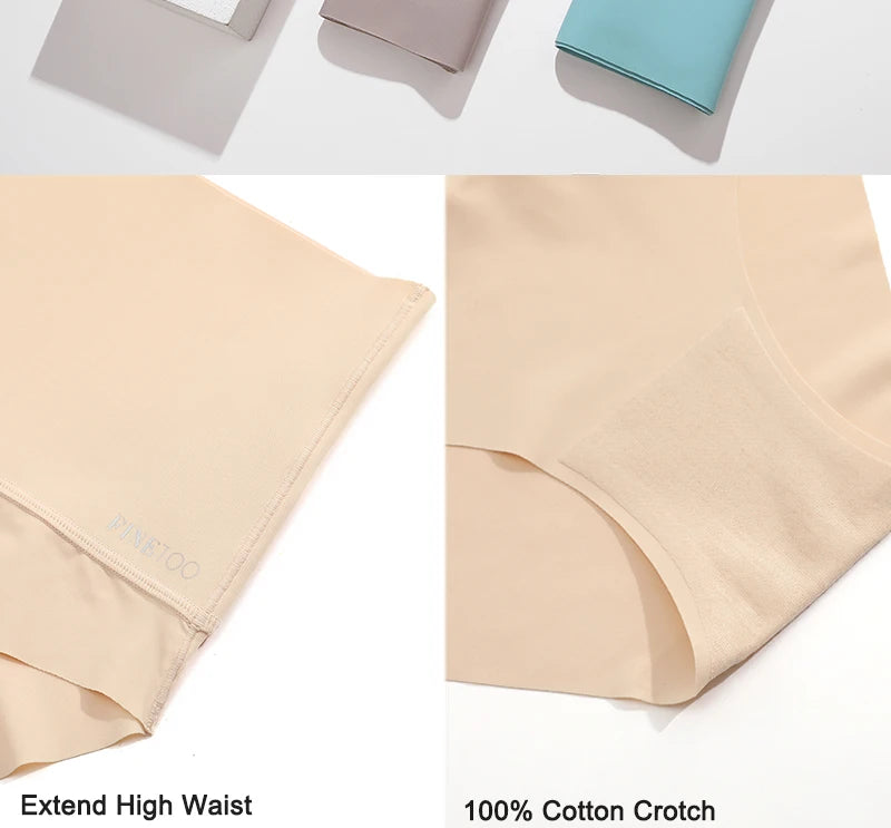 Women's Seamless High Waist Shapewear Panties – 3-Piece Set | Tummy Control Slimming Bodyshaper (S–XL)