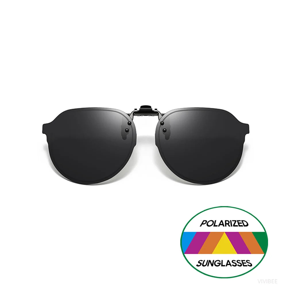 Flip-Up Clip-On Sunglasses | Colored Lens Options