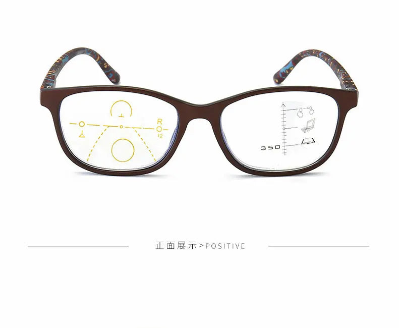 Progressive Multifocal Reading Glasses | +1.00 to +3.50