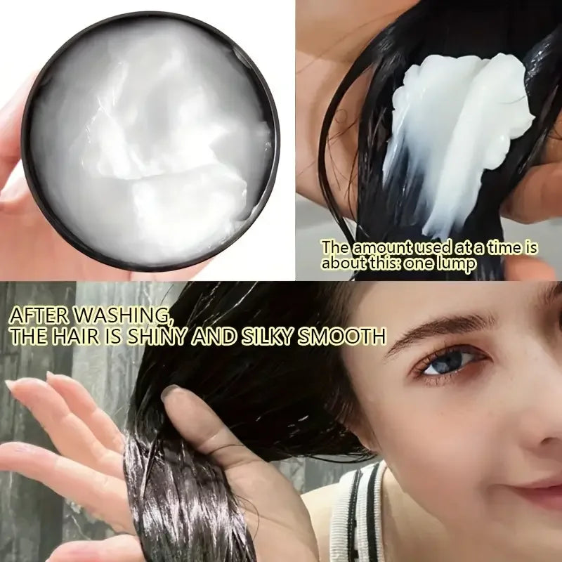 Collagen & Argan Oil Hair Mask – Deep Repair Conditioning for Dry & Damaged Hair | Green Tea Scent