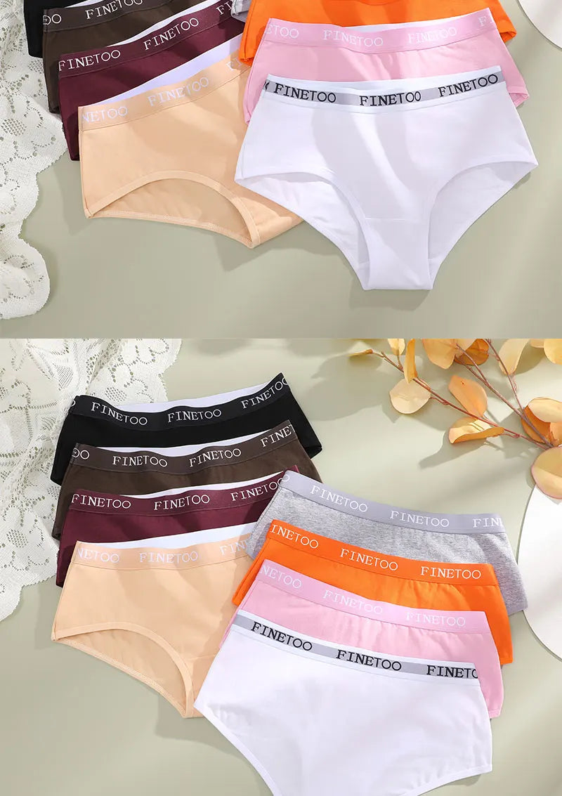 FINETOO 1Pcs Sexy Hip Lifting Triangle Pants Pure Cotton Triangle Pants Low Waist Underwear FINETOO Brand Underwear 8 Colors