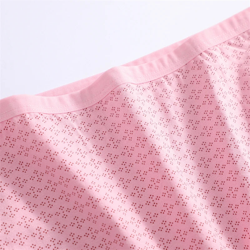 3-Pack Cotton High Waist Briefs — Plus Size XL–4XL Breathable Panties