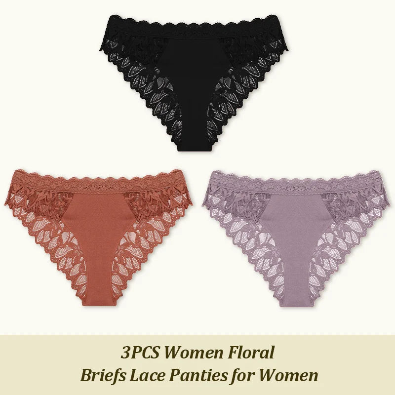 3-Pack Seamless Low-Rise Panties – Ice Silk Bikini Underwear for Women (XS–XL, 16 Color Sets)