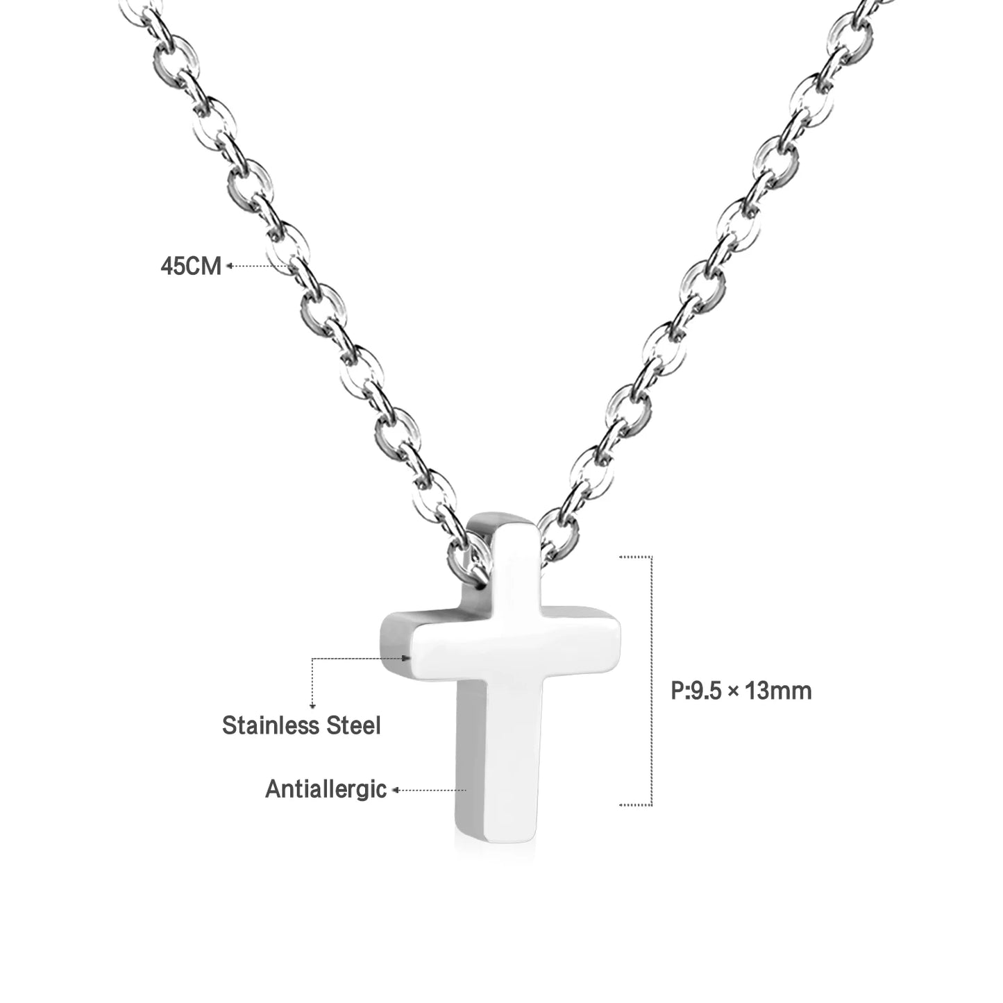 Heart Pendant Necklace – Stainless Steel Clavicle Choker for Women & Girls