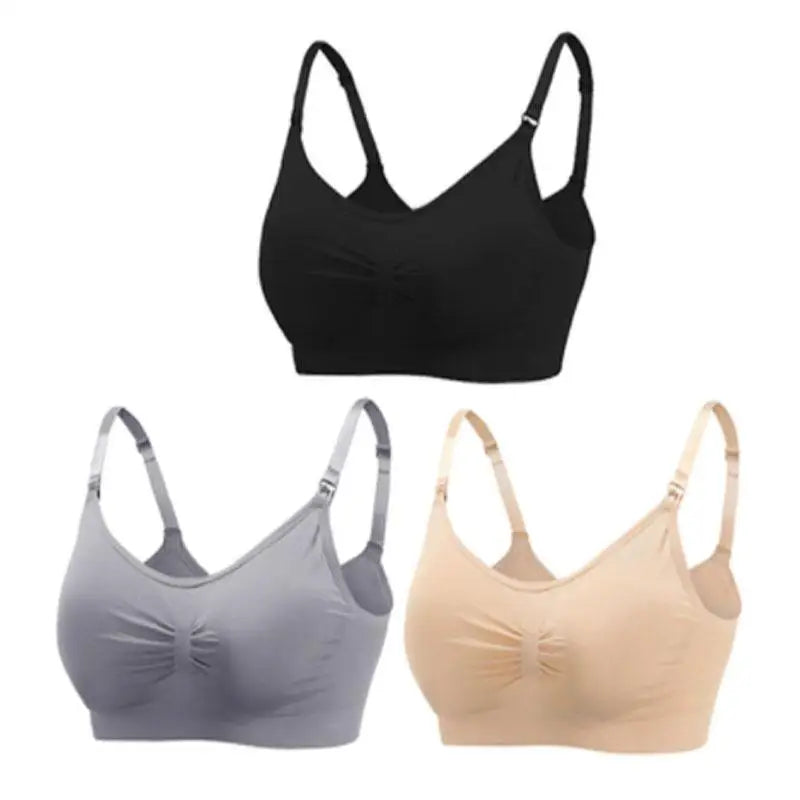Maternity Nursing Bra – Wire-Free, Breathable, Convertible Straps for Breastfeeding Moms