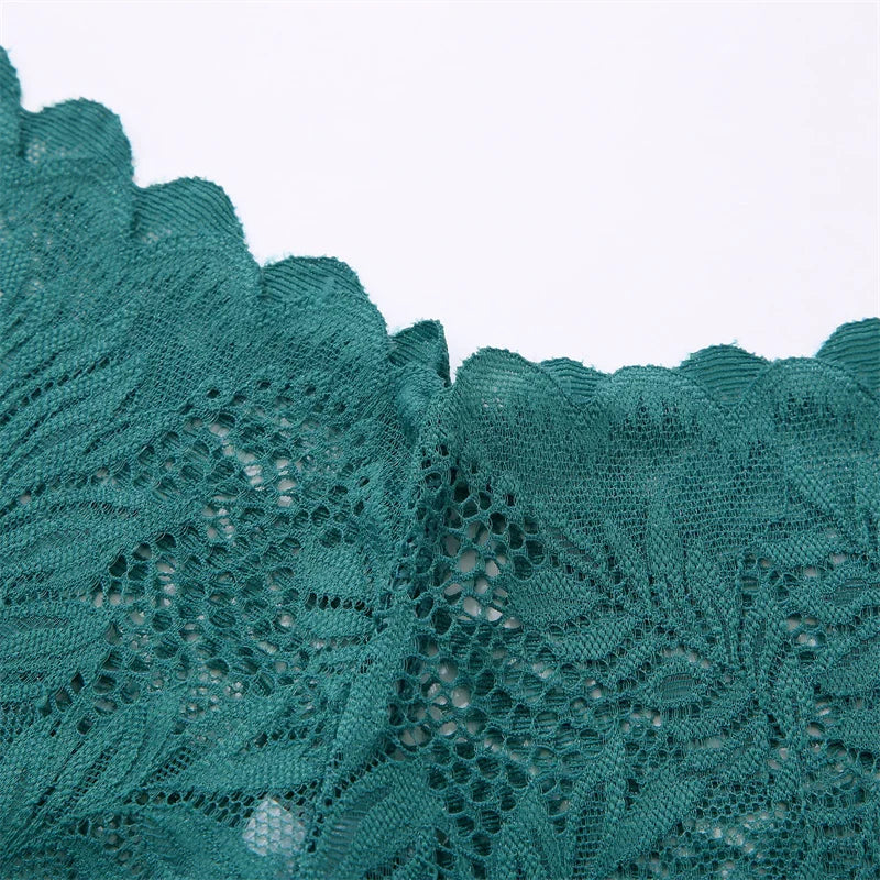 4-Pack All-Over Floral Lace Boyshorts — Hollow-Out Scalloped Low-Rise Panties