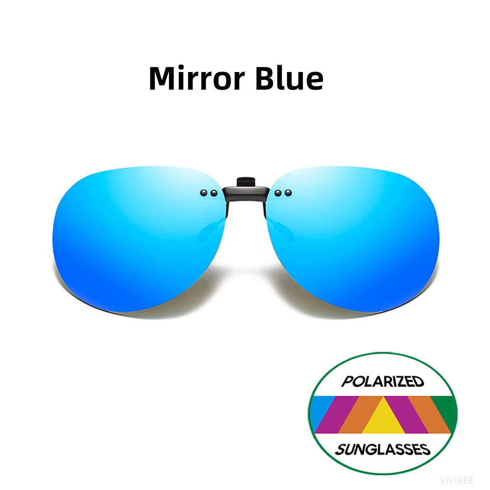 Oval Clip-On Sunglasses | 7 Lens Options