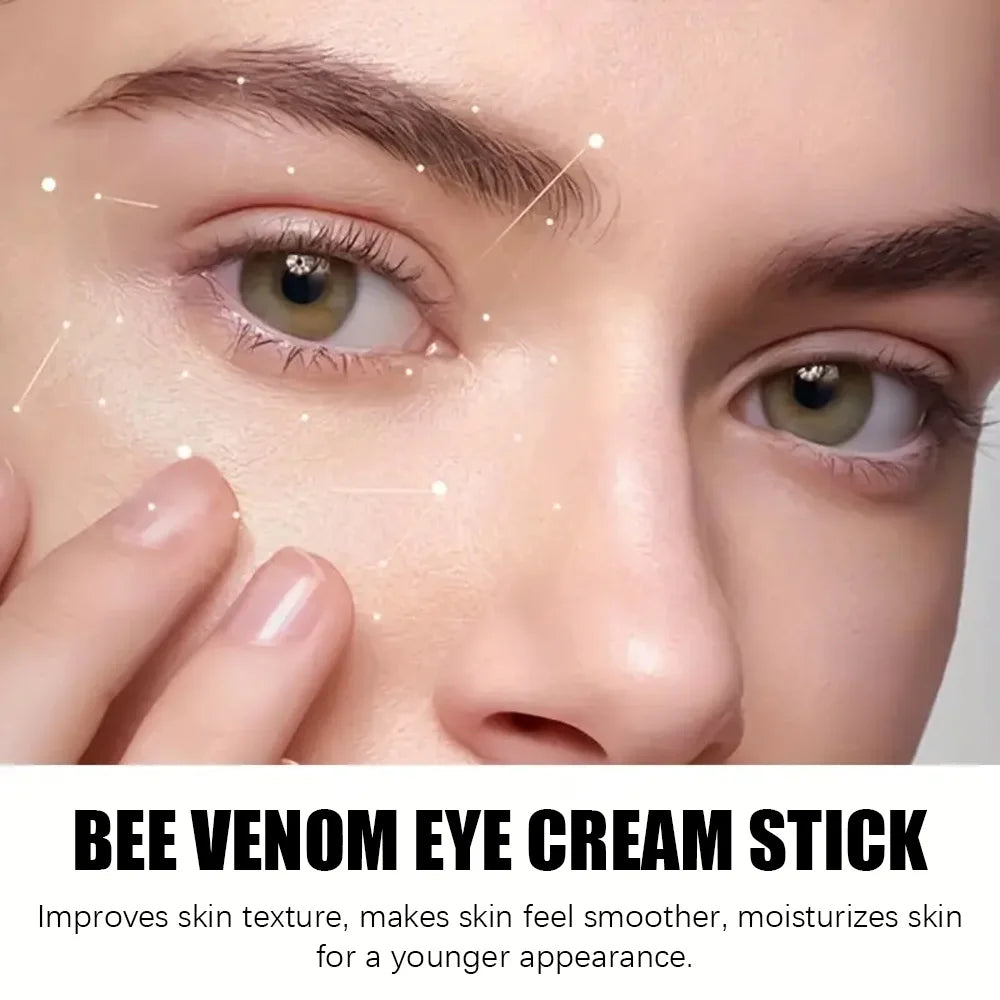 Bee Venom Eye Cream Stick – Dark Circles & Eye Bags Remover with Hyaluronic Acid | Anti-Puffiness Eye Care