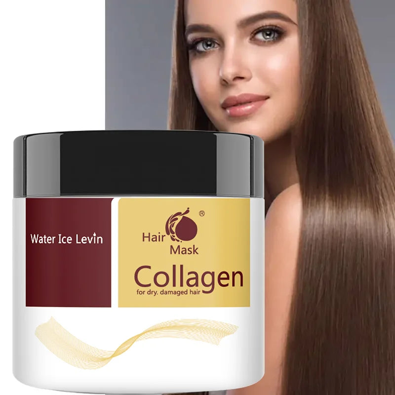 Collagen & Argan Oil Hair Mask – Deep Repair Conditioning for Dry & Damaged Hair | Green Tea Scent