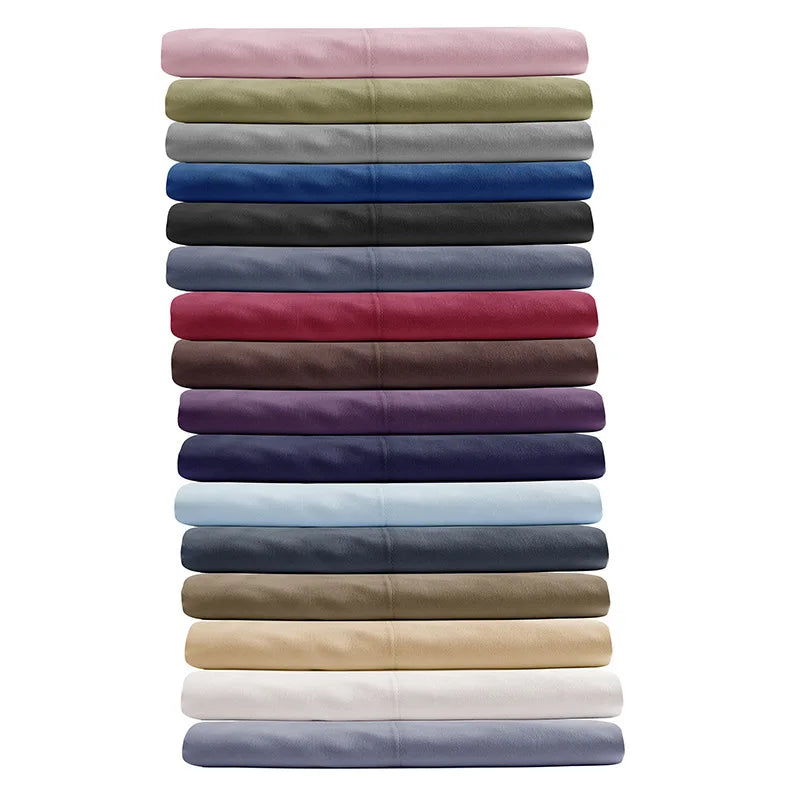 2-Pack Brushed Microfiber Pillowcases, Envelope Closure