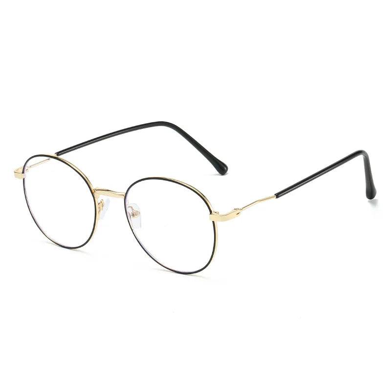 Vintage Round Metal Glasses for Men & Women | Myopia Options