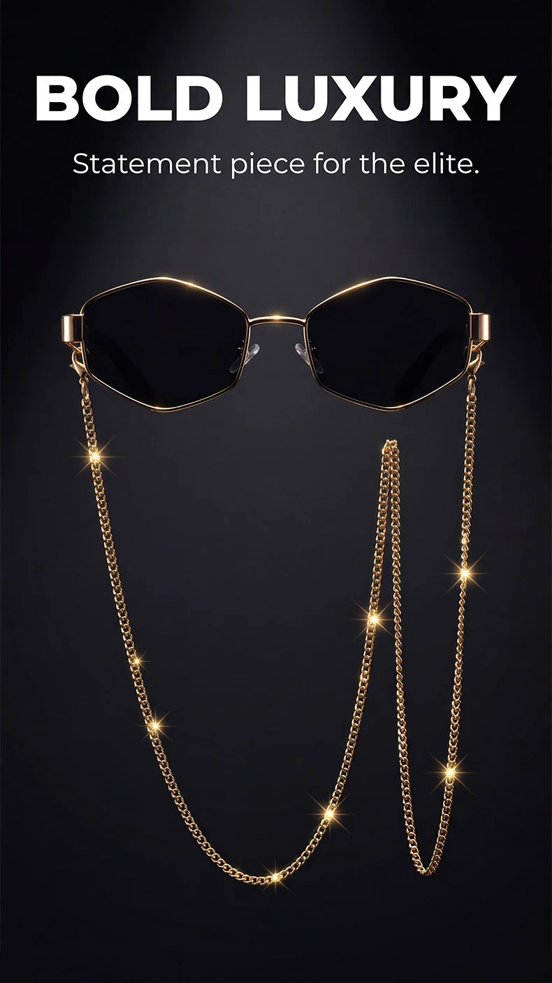 Small-Frame Punk Sunglasses | Colored Lens Options