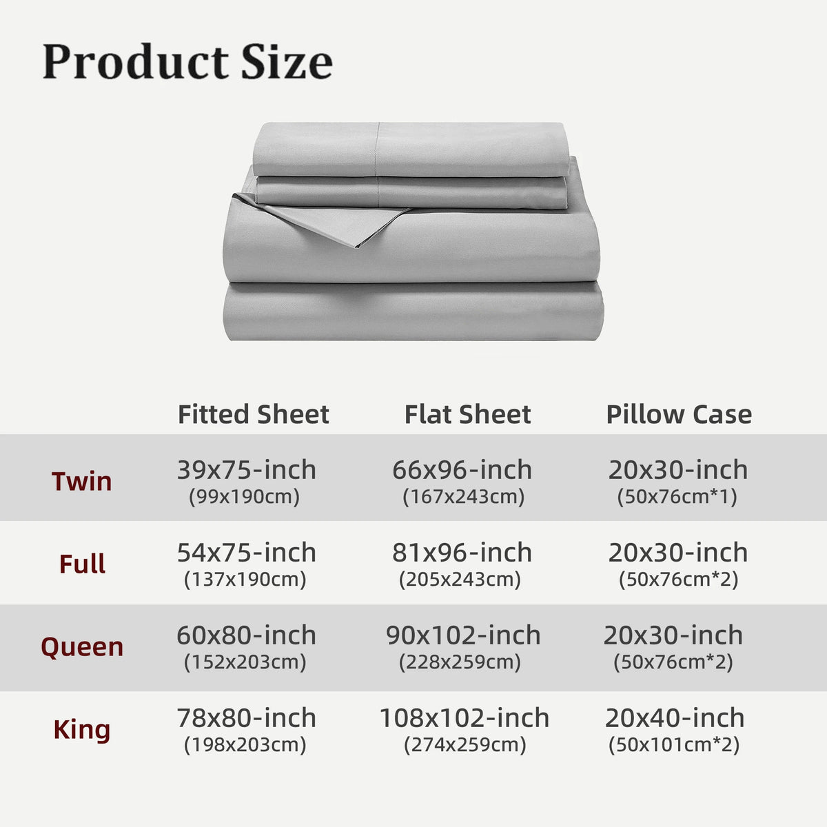 4-Piece Microfiber Sheet Set with Deep Pocket Fitted Sheet