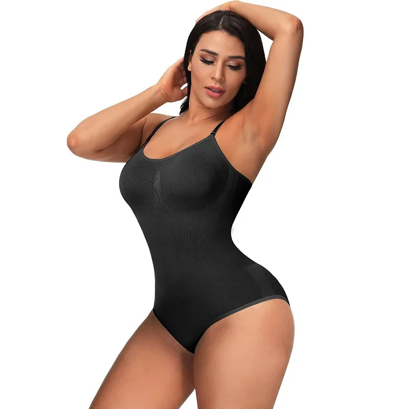 Butt Lift Elastic Bodysuits for Women Tummy Control Shapewear Belly Trimmer Sculpting Body Shaper Compression Slimming Tank Tops
