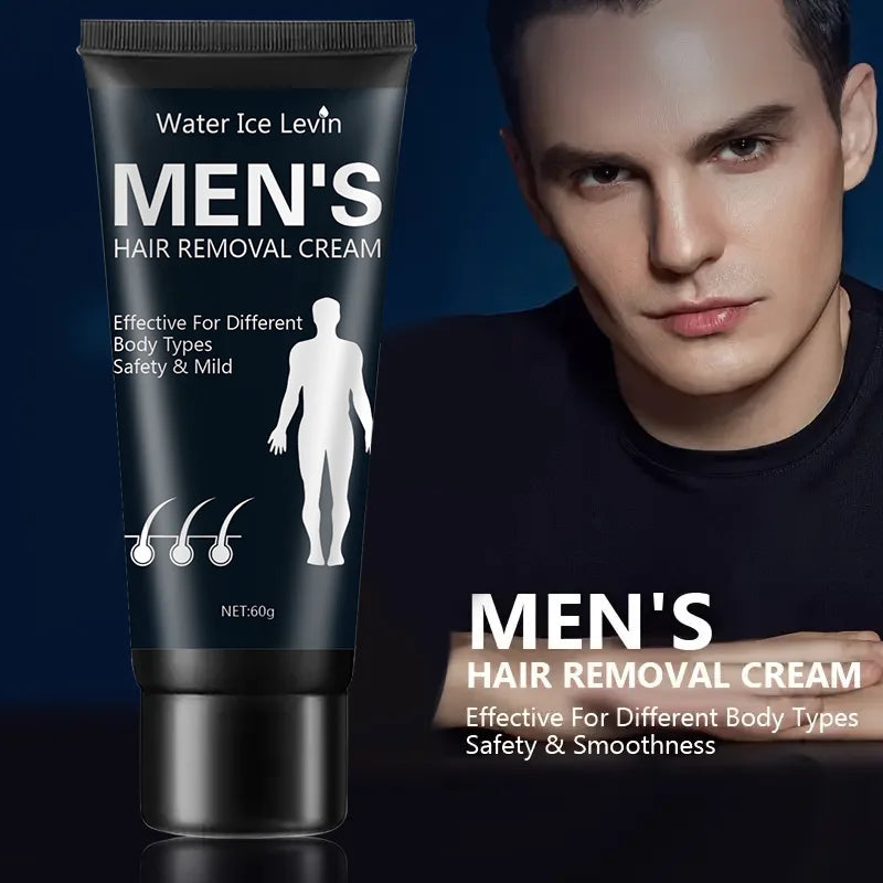 Hair Removal Cream, Quick Removal in Five Minutes, Wipes Clean, Moisturizing and Nourishing, No Black Spots, Long-Lasting Effect, Suitable for Hair Removal on the Entire Body, Hypoallergenic, Unisex