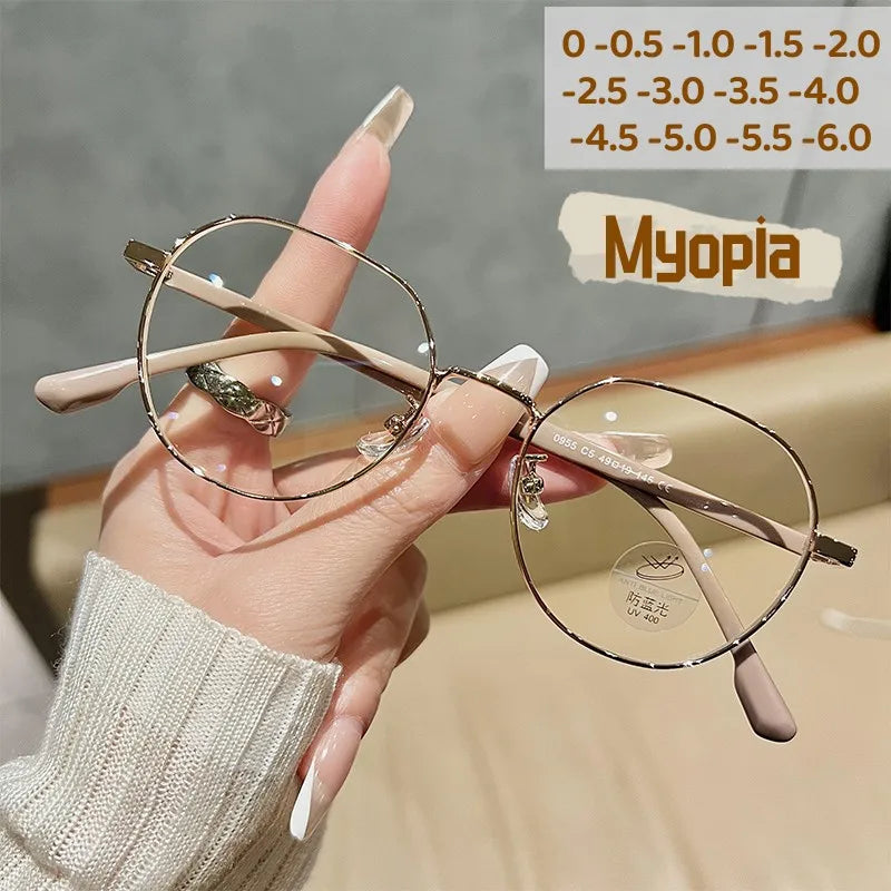 Vintage Square Glasses for Men & Women | Myopia Lens Options