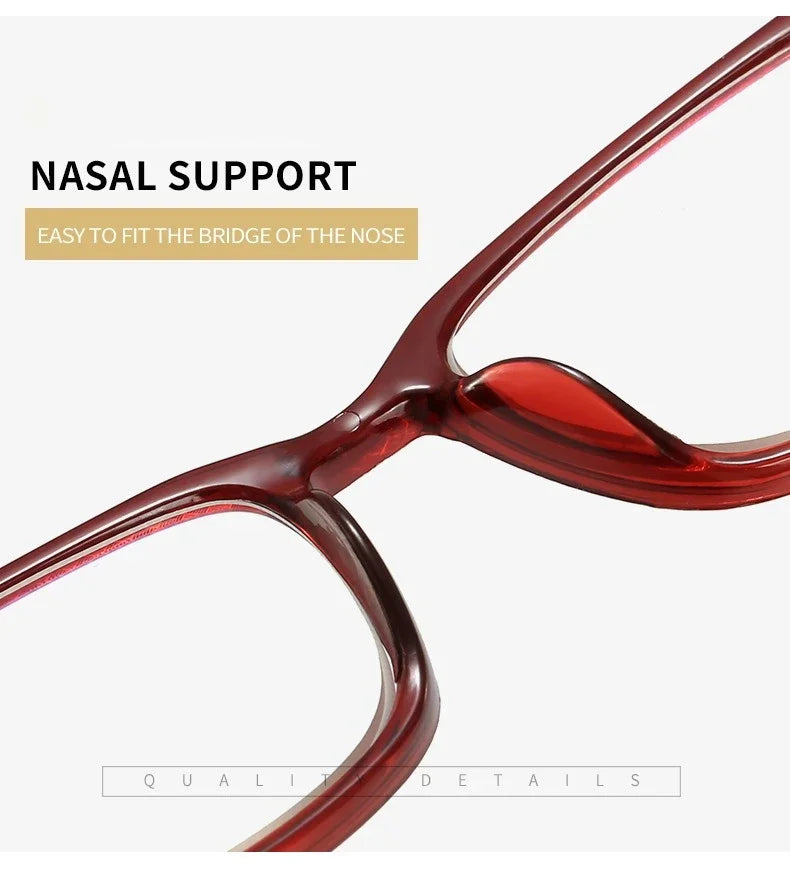 Classic Rectangular Glasses for Men & Women | Myopia Options
