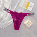 Women's Lace Thongs – Seamless High Waist Breathable Panties (1pc or 3pcs)