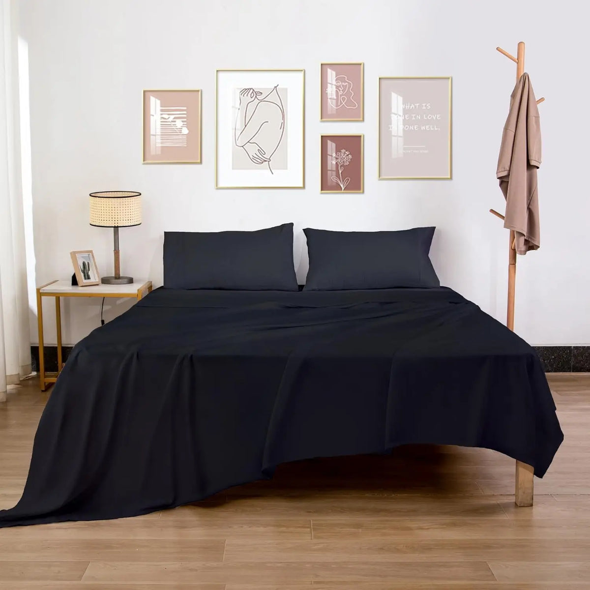 Soft Polyester Flat Sheet, Solid Color Top Sheet