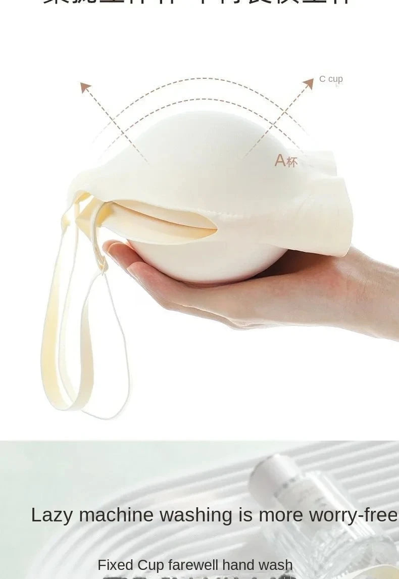 Women's Thickened Push Up Bra for Small Chest | Wireless Seamless Invisible Lift Bra (32–38, A–B Cup)