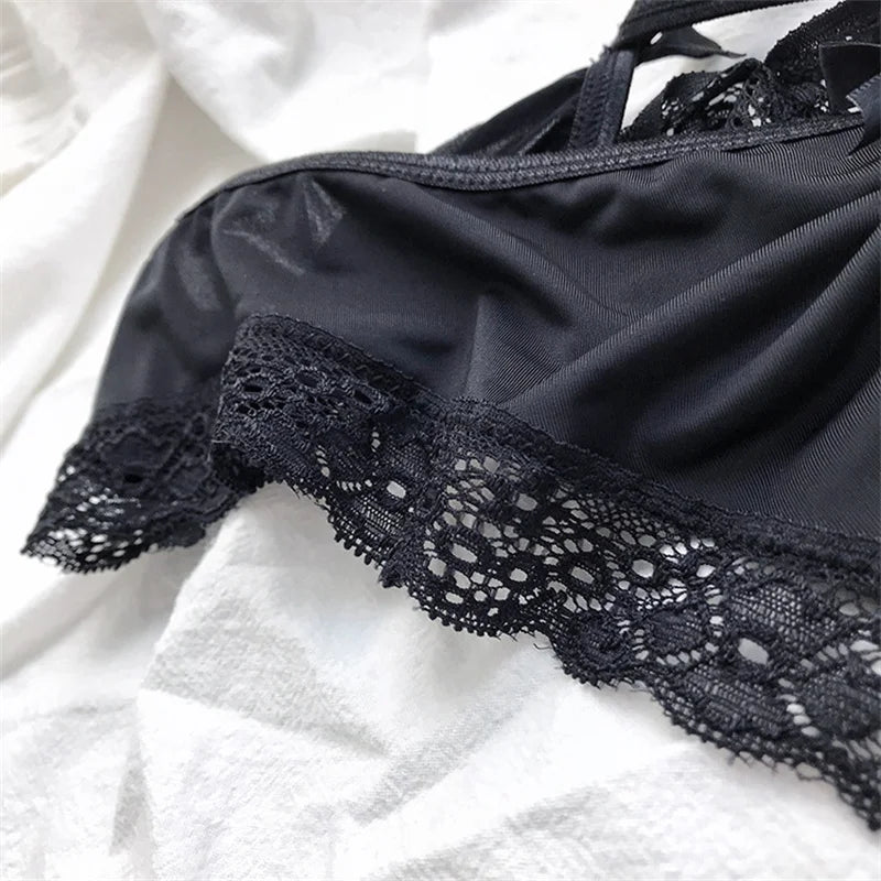 Hollow Cross Lace G-String Thong – Low-Rise, Breathable | Women's Sexy Underwear