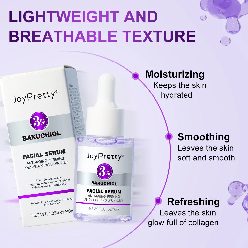 Retinol & Bakuchiol Anti-Aging Face Serum – Wrinkle Repair, Brightening & Deep Hydration
