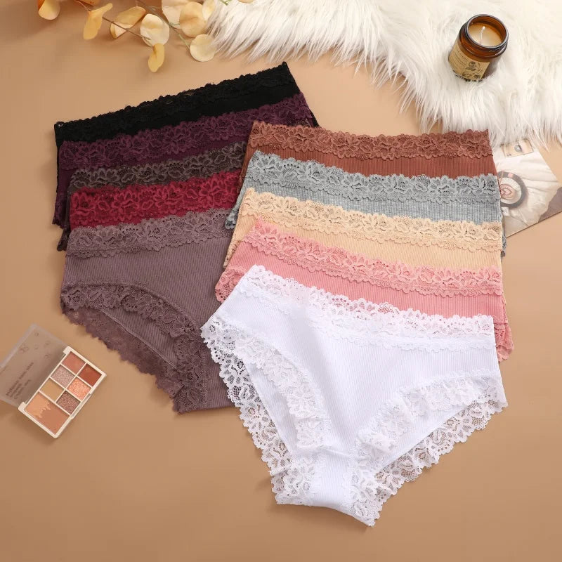 Cotton G-String Panties – Soft Mid-Rise Sexy Underwear for Women (S–XL, 10 Colors)