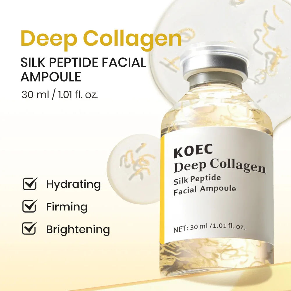 Collagen & Silk Peptide Lifting Ampoule Serum – Anti-Aging Skin Firming & Tightening