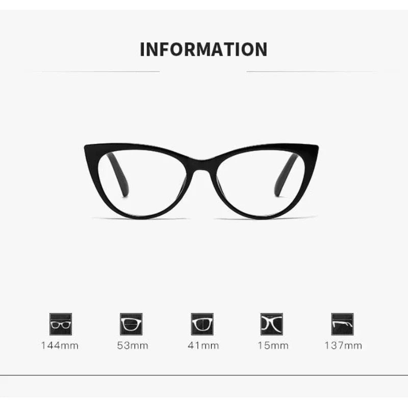 Women's Cat Eye Photochromic Glasses | Myopia Options