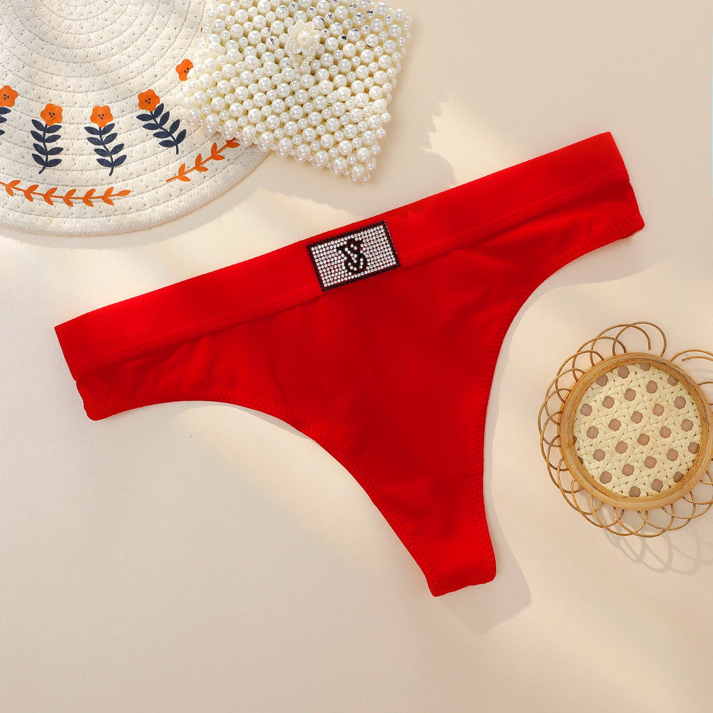 Women's High Waist Seamless Lace Panties – Breathable Thong Underwear (1pc or 3pcs)