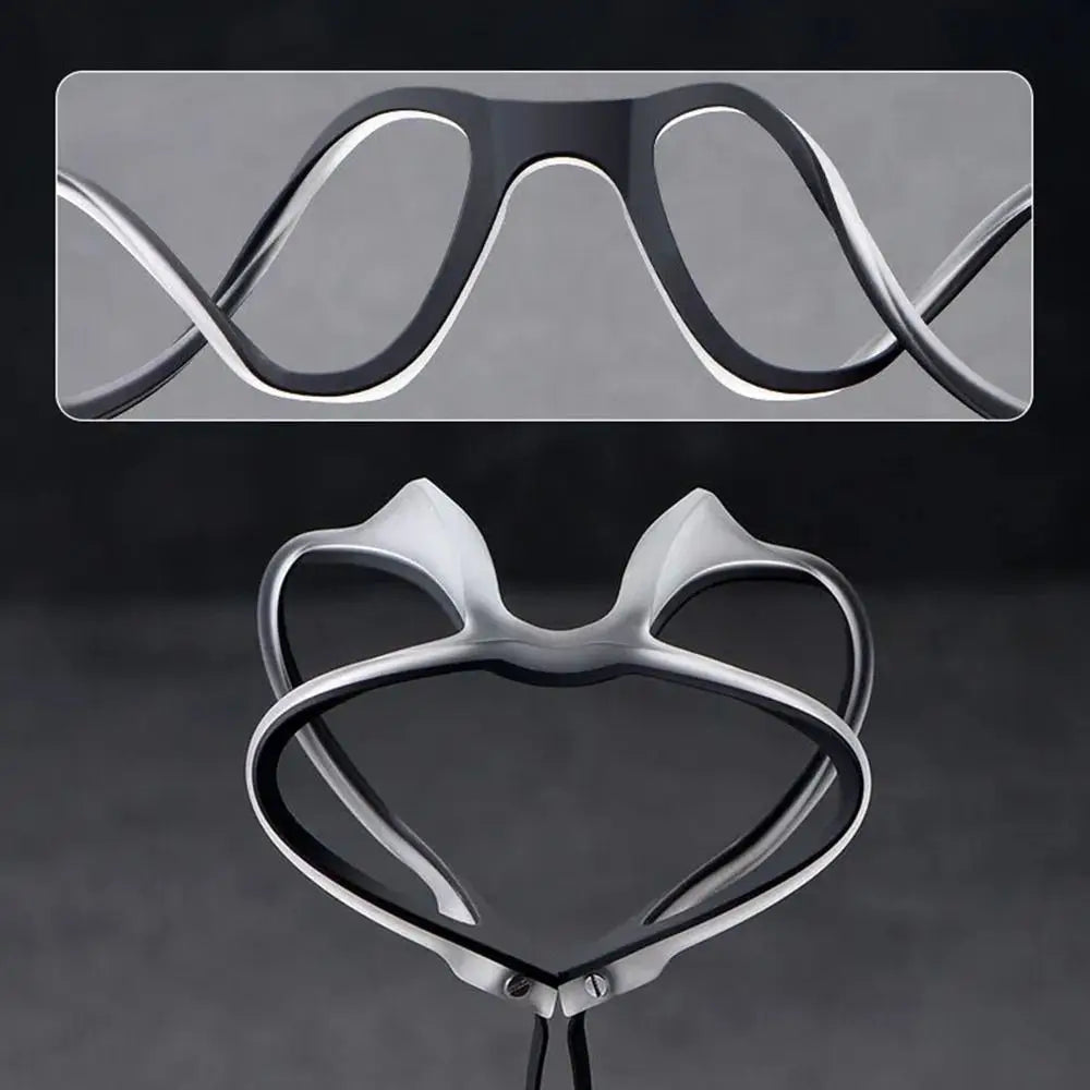 Rectangle Reading Glasses | Black & Matte Black, +1.00 to +4.00