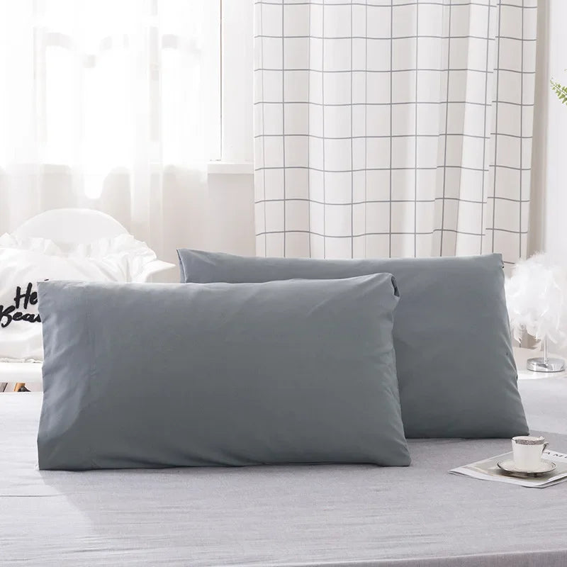 2-Pack Soft Polyester Pillowcases, Multiple Sizes