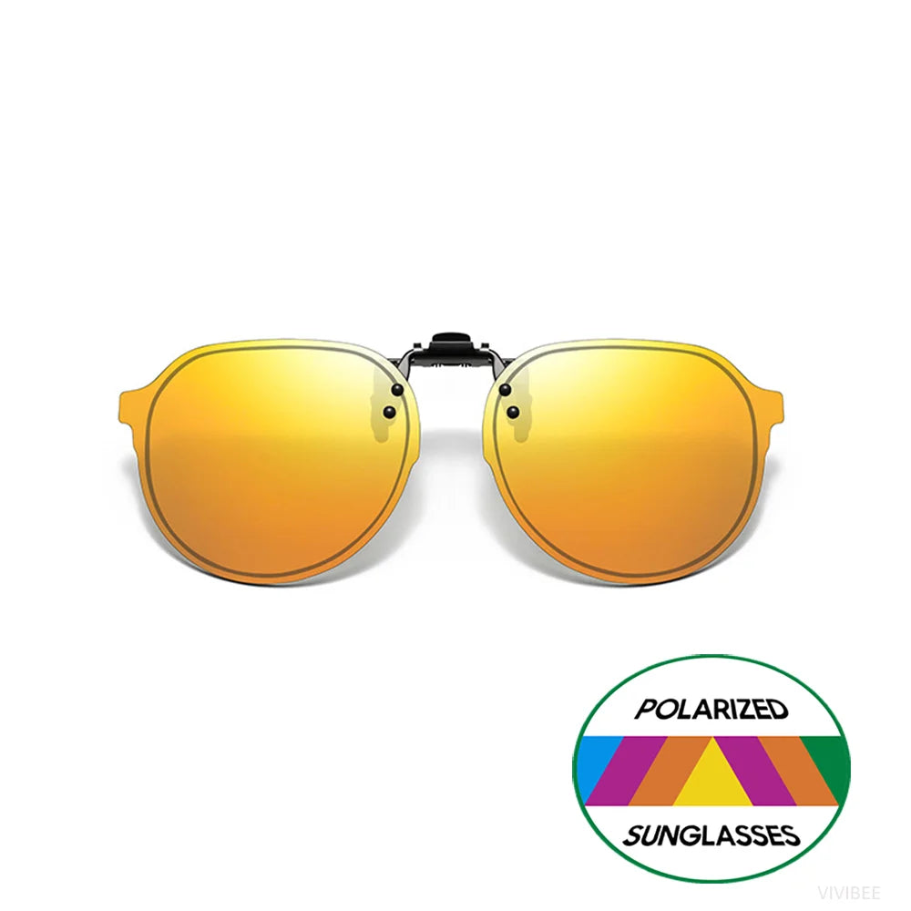 Flip-Up Clip-On Sunglasses | Colored Lens Options
