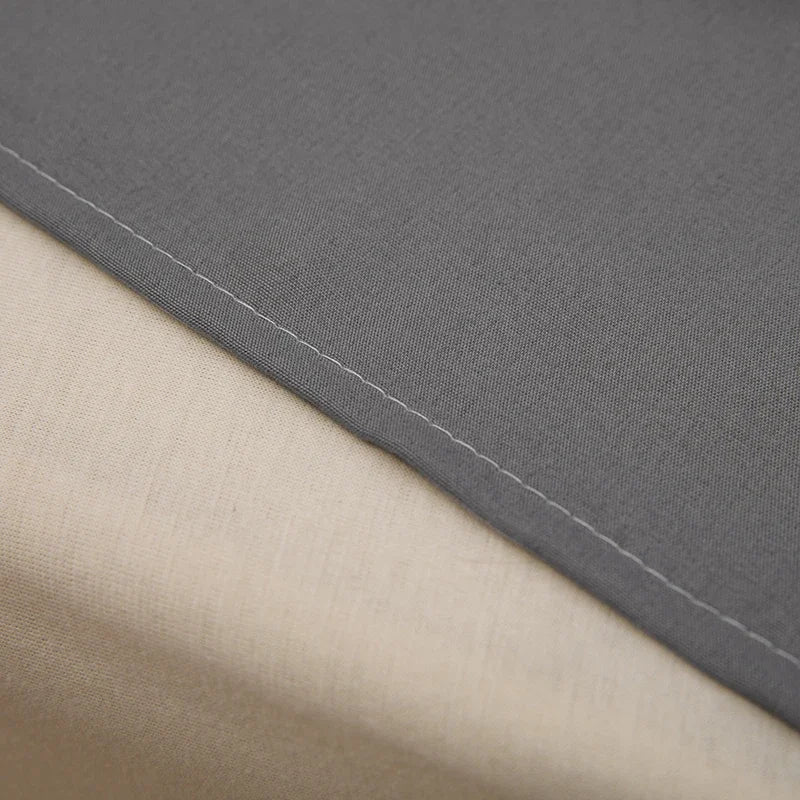 Soft Polyester Flat Bed Sheet, Solid Color Top Sheet