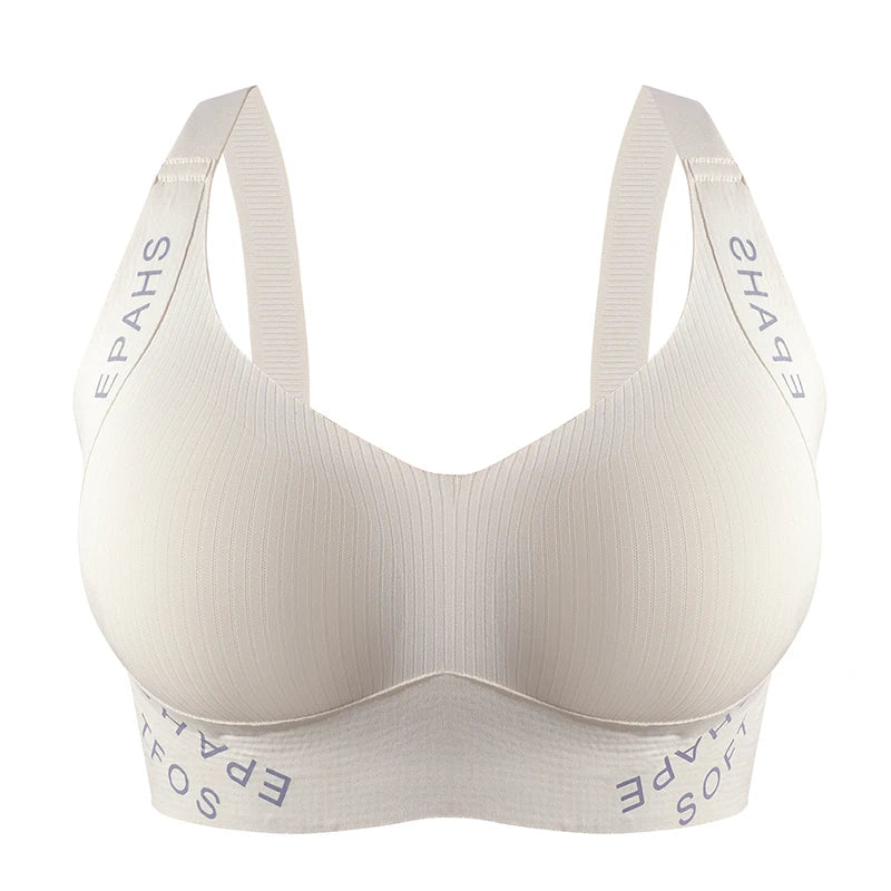 Women's Seamless Jelly Glue Push-Up Bra – Wire-Free Breathable Bralette | Comfortable Lingerie