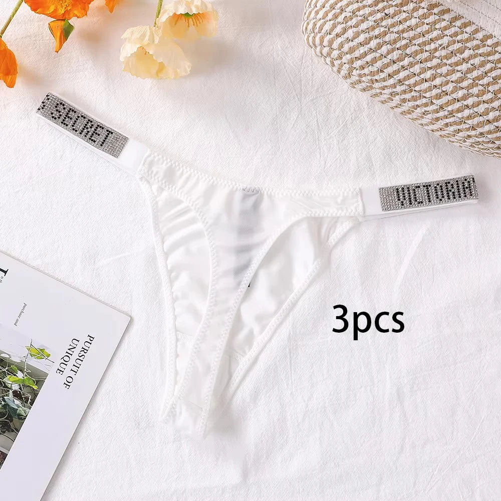3-Pack Seamless Lace Thong Panties for Women | Breathable High-Waist G-String Underwear