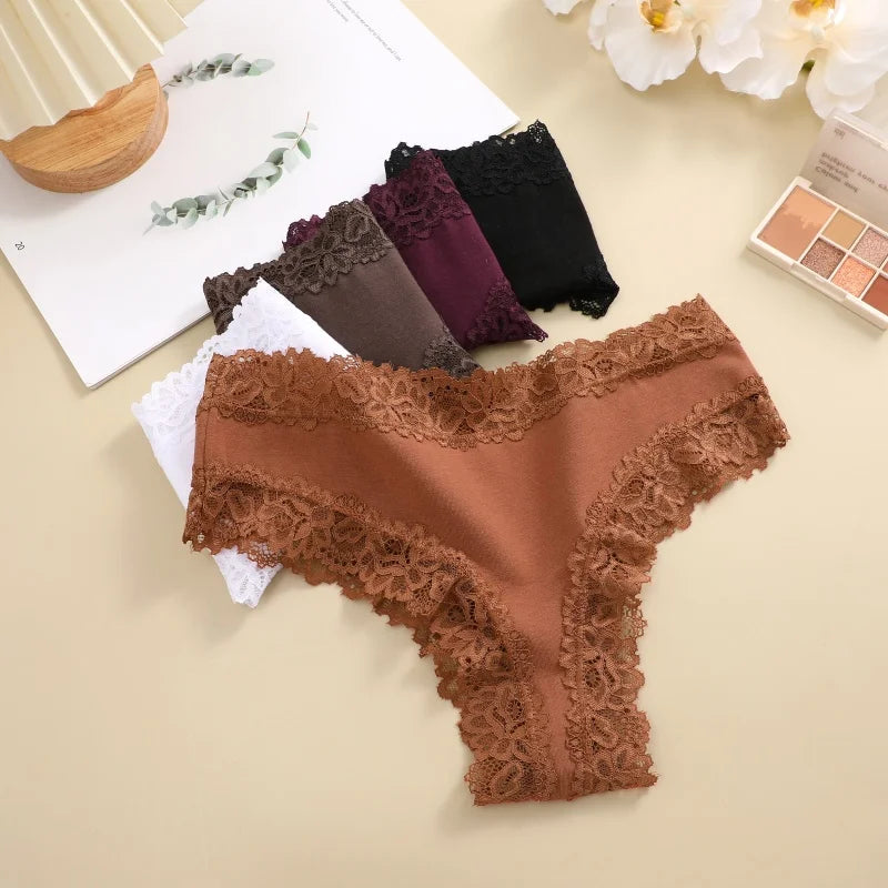 Cotton G-String Thong – Soft Breathable Low-Rise Underwear for Women (S–XL, 6 Colors)