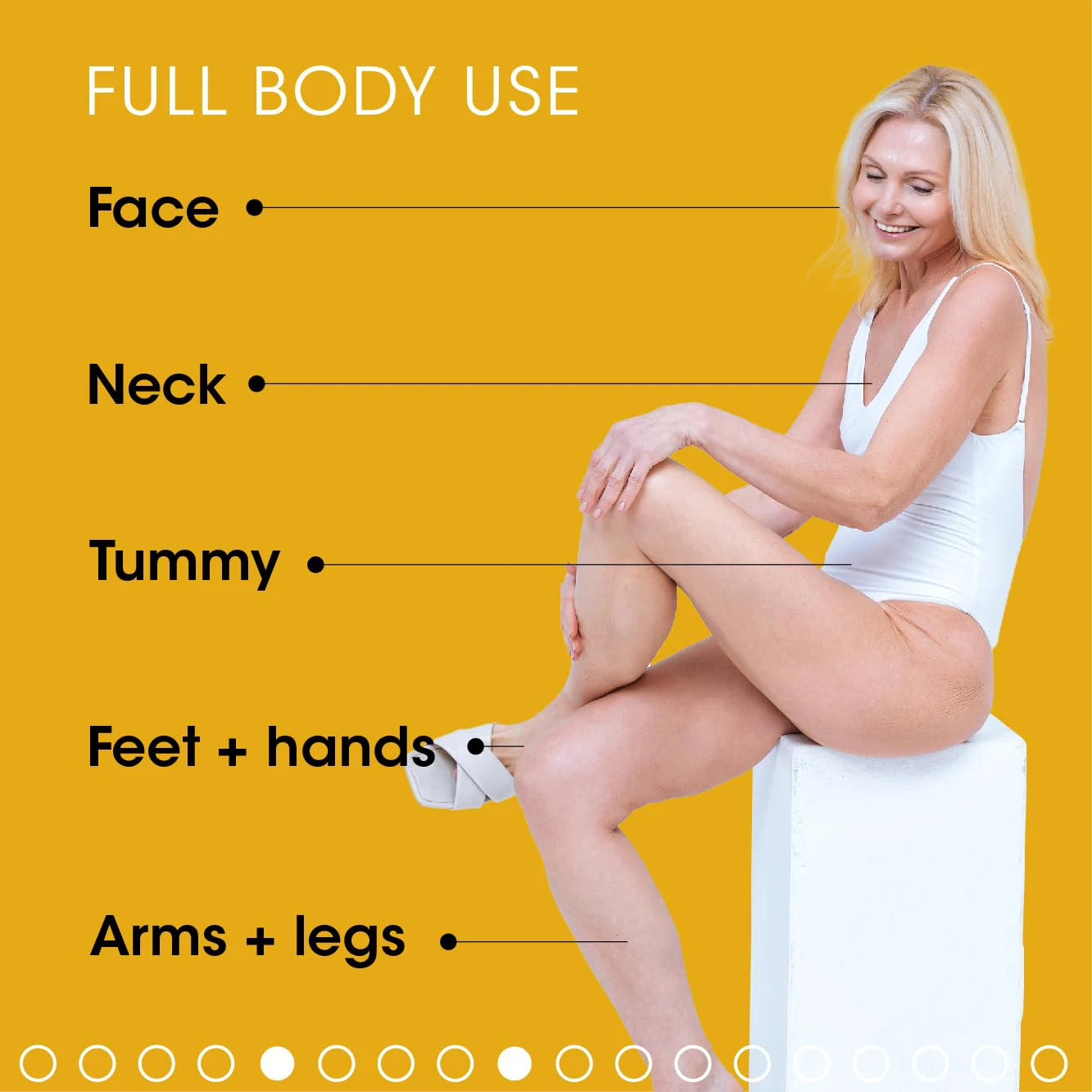 AHA + Vitamin C & E Whitening Body Lotion – Brightening, Exfoliating & Anti-Aging Body Cream (500ml)