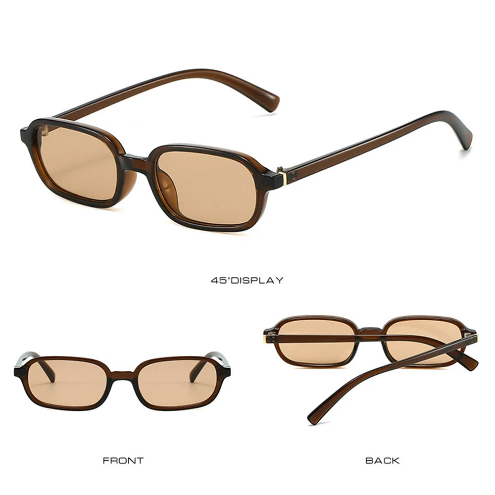 Small Rectangle Sunglasses | Retro Color Options