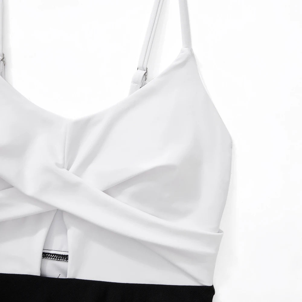 Mesh See-Through Push-Up Monokini — High Waist One-Piece | Women's Swimwear