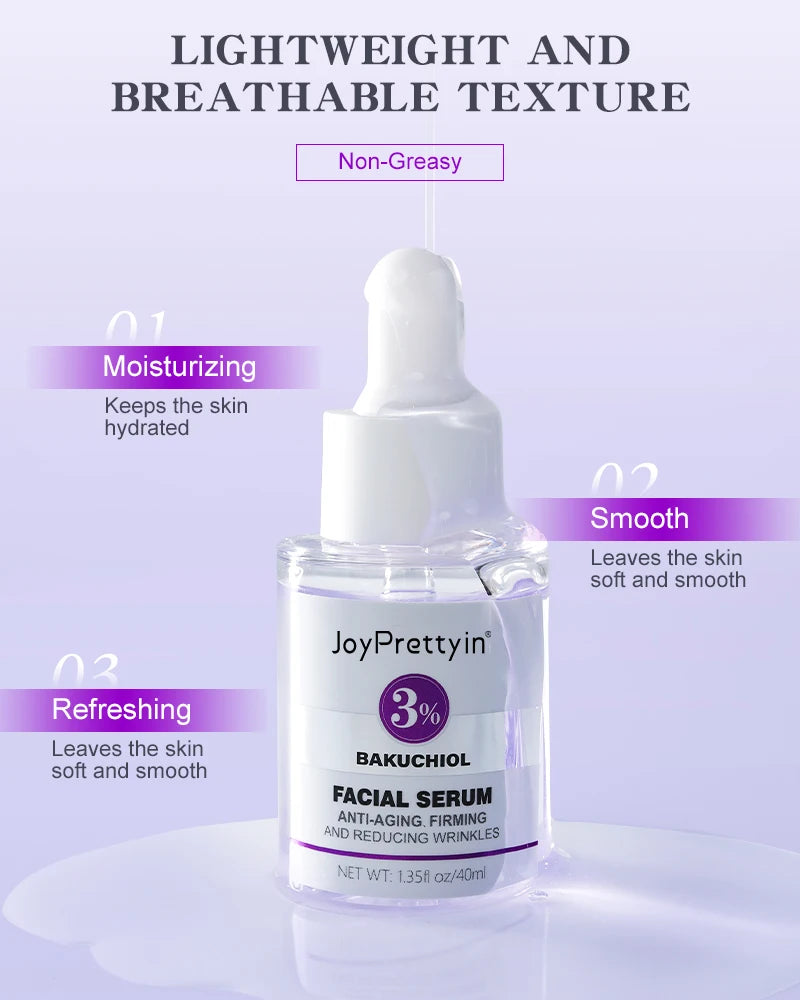 Retinol & Bakuchiol Anti-Aging Face Serum – Wrinkle Repair, Brightening & Deep Hydration