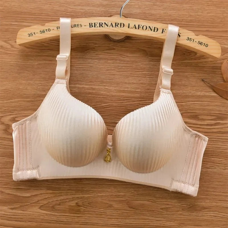 Women's 8CM Thick Padded Push Up Bra | Wireless Seamless T-Shirt Bra for Small Chest (32–38)