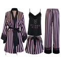 Women's Cotton Sleepwear & Lingerie Bundle Set – Pajamas, Chemise & Padded Bra Sets