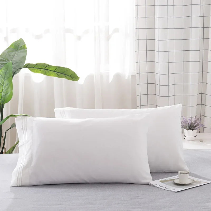 2-Pack Soft Polyester Pillowcases, Multiple Sizes