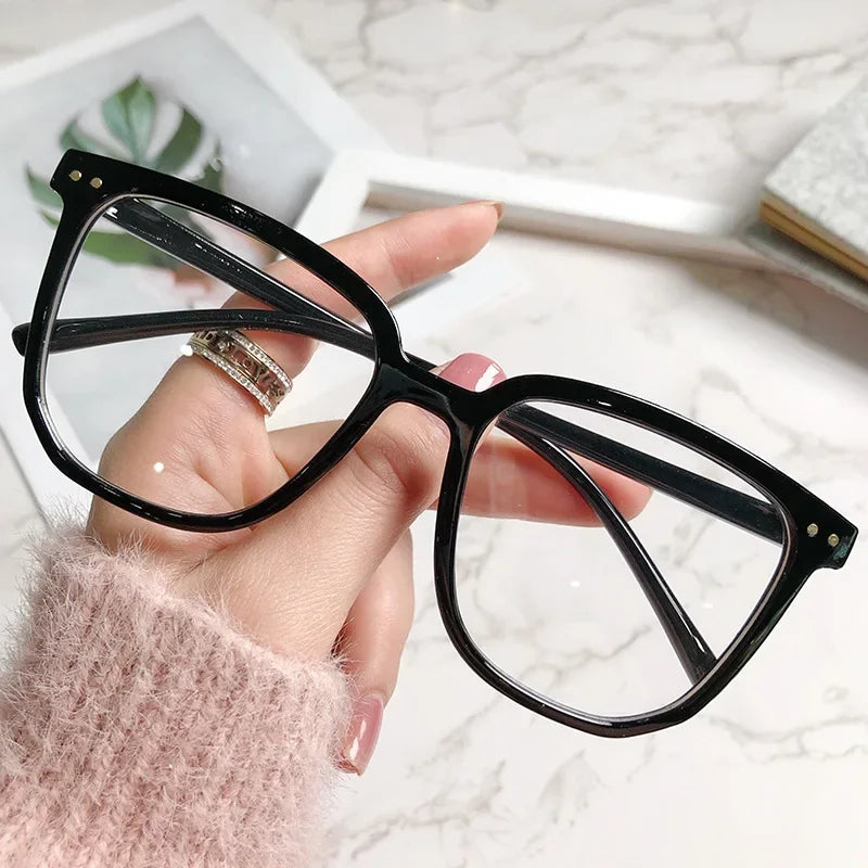 Clear & Gradient Square Glasses | Myopia Lens Options