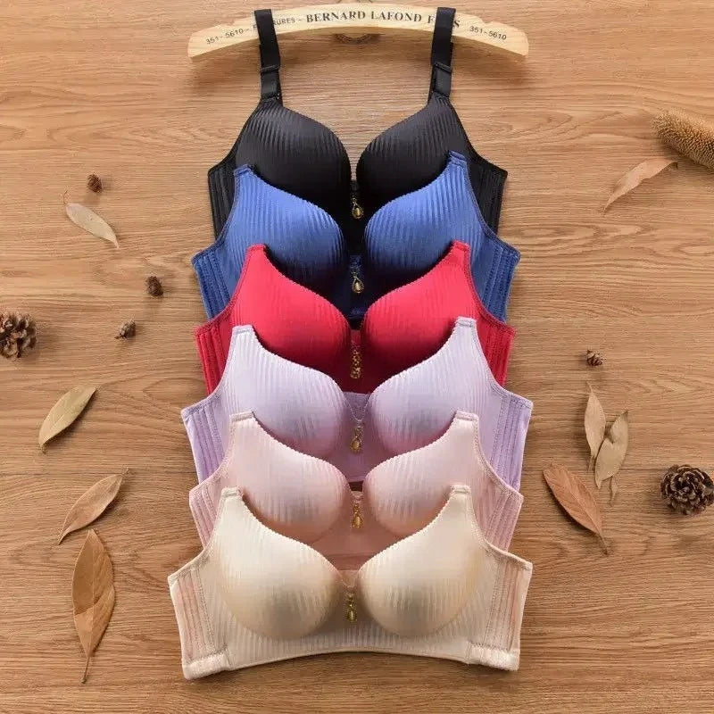 Women's 8CM Thick Padded Push Up Bra | Wireless Seamless T-Shirt Bra for Small Chest (32–38)