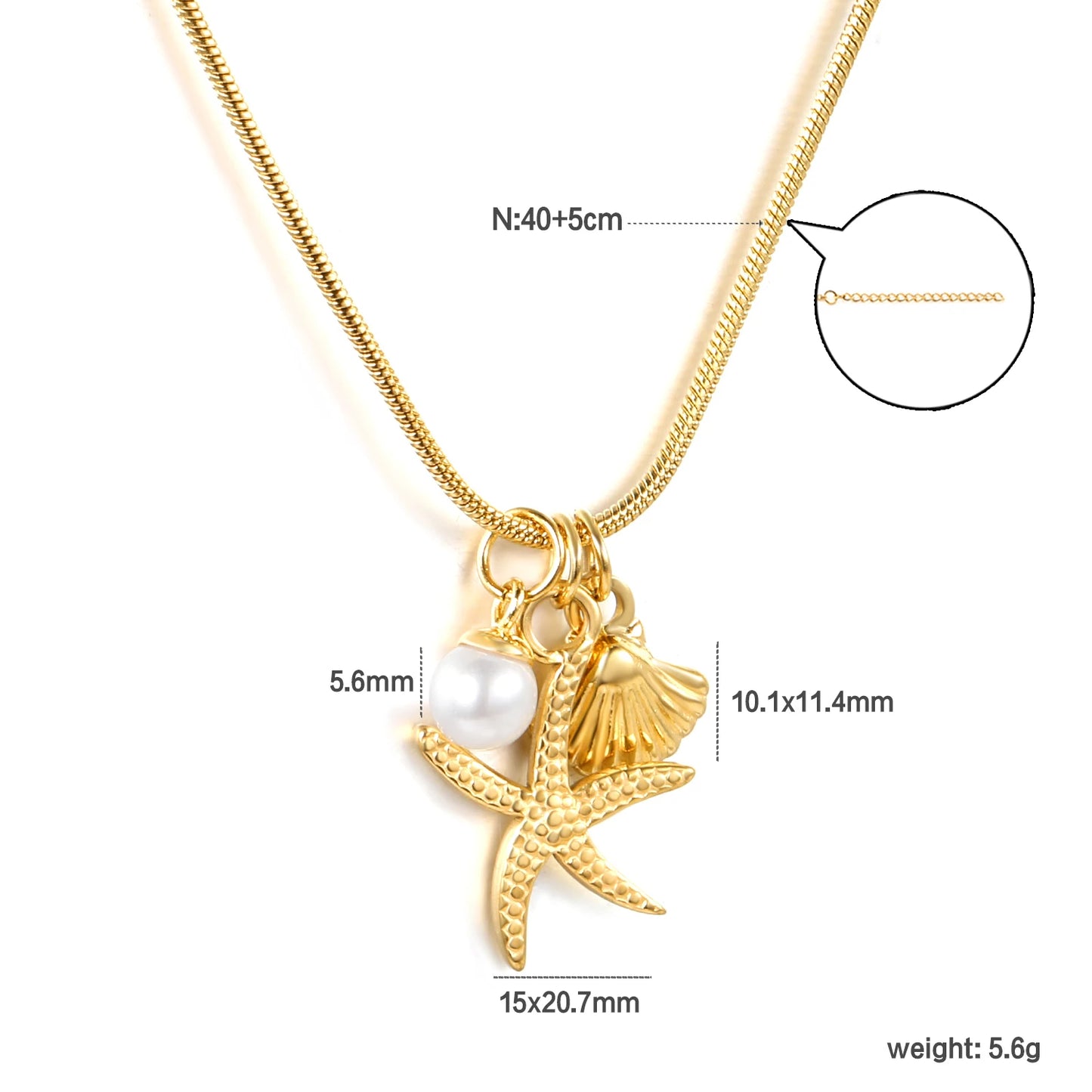 Colorful Rhinestone Chain Necklace – Multicolor Zirconia 18K Gold-Plated Stainless Steel Sweater Necklace for Women